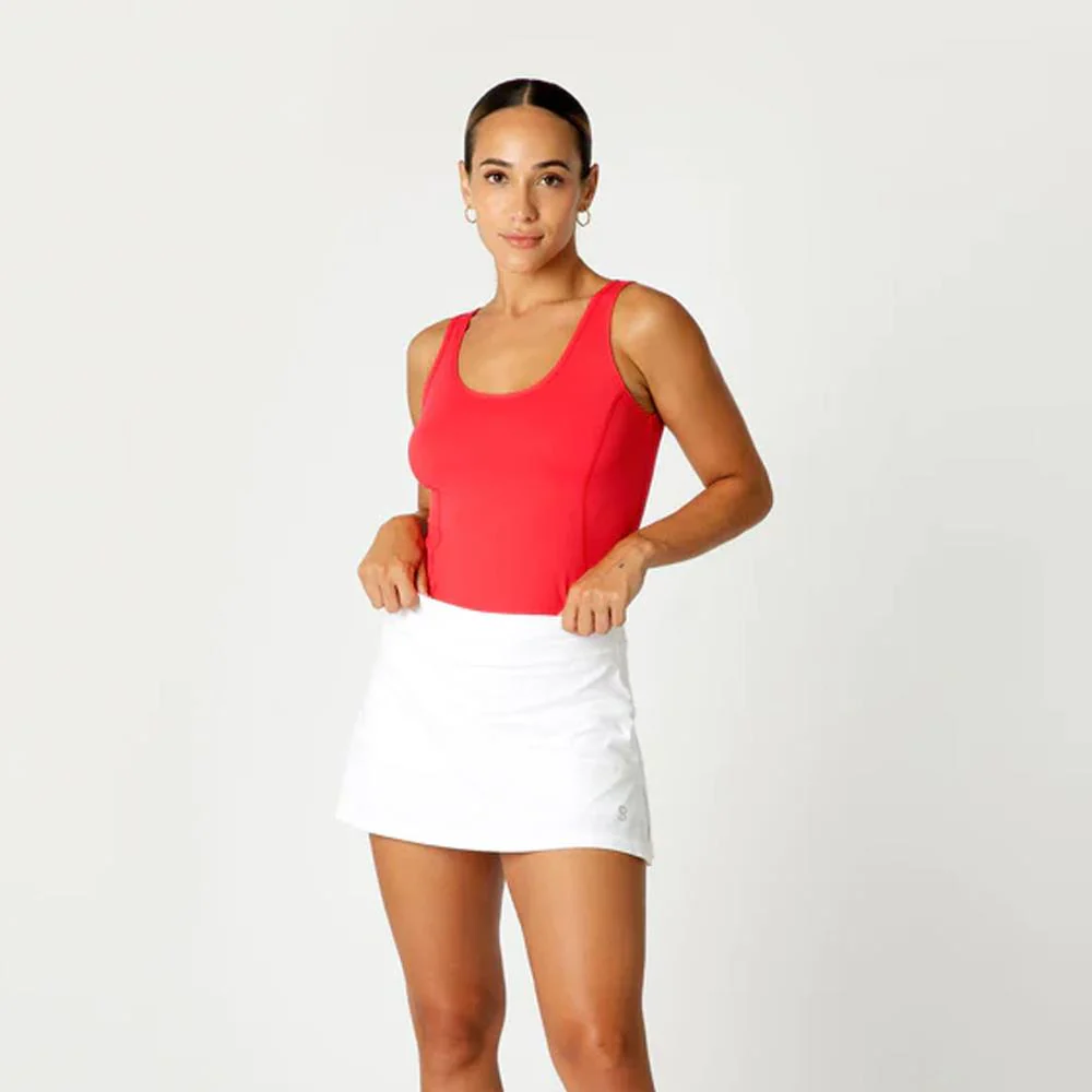 Sofibella Women's UV Colors 14" Skort - White - Image 4
