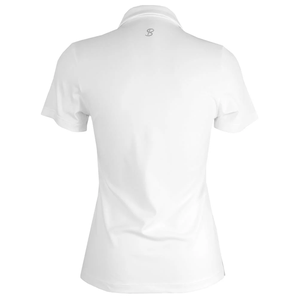 Sofibella Women's UV Colors Micro Pique Polo - White - Image 2