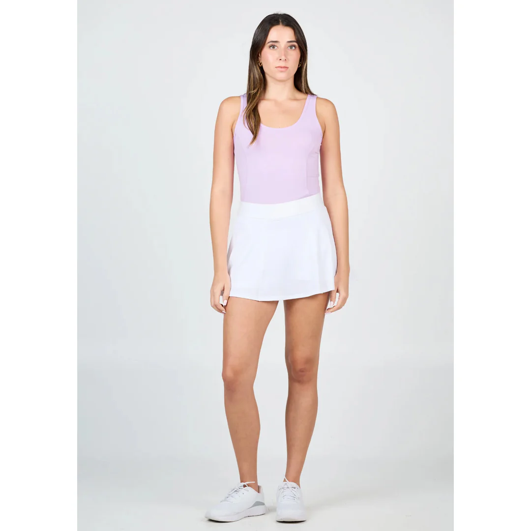 Sofibella Women's UV Colors High Waist 14" Skort - White - Image 3