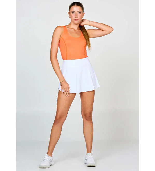 Sofibella Women's UV Staples 14" Skort - White - Image 3