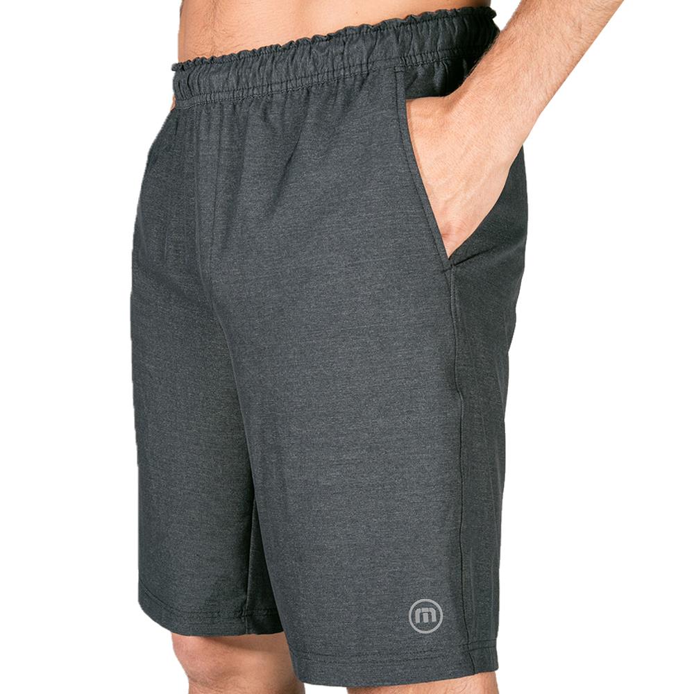 Travis Mathew Men's Rhodes Shorts Heather Black - Image 3
