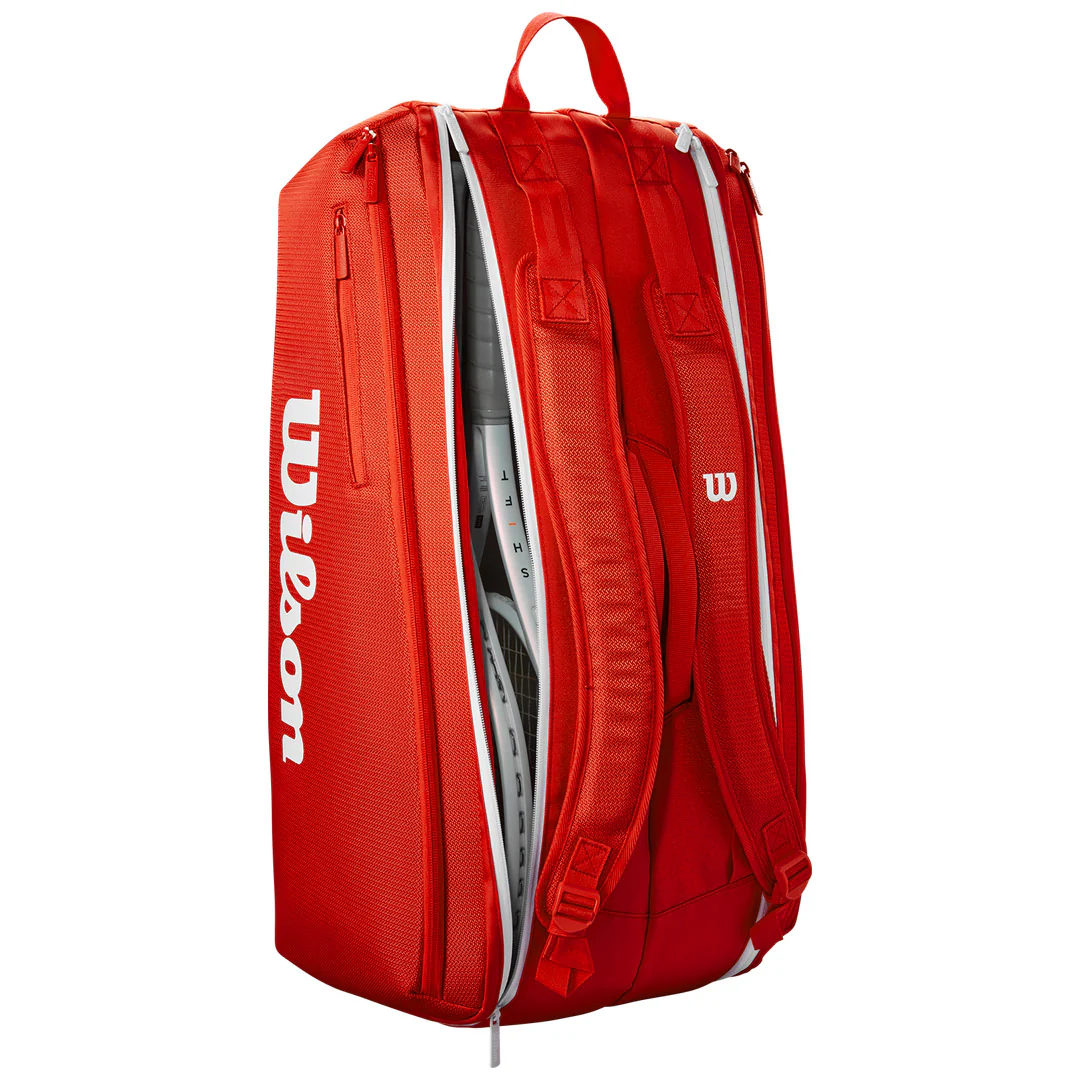 Wilson Super Tour 9 Pack 2025 - Red - Image 4