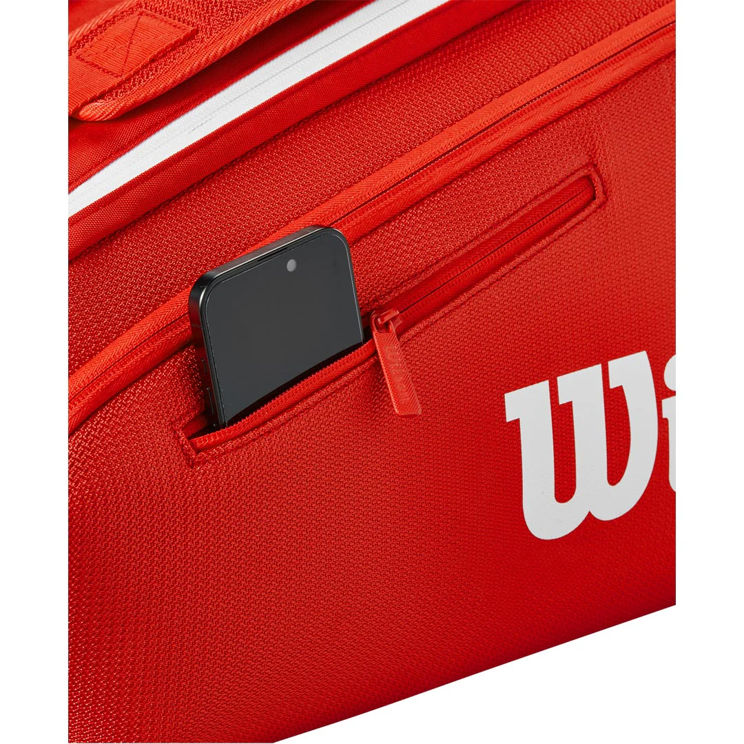 Wilson Super Tour 9 Pack 2025 - Red - Image 5