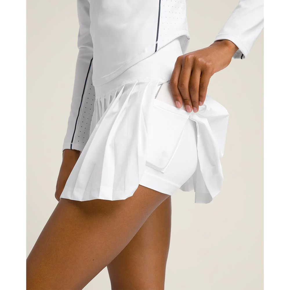 Wilson Women's Midtown Tennis Skirt - Bright White - Image 5